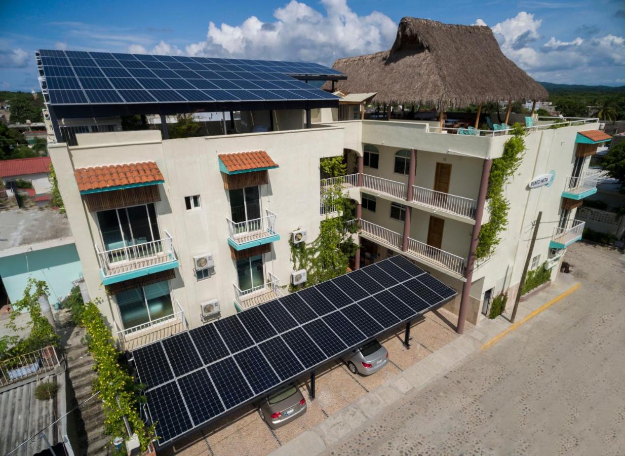 Punto Mita Eco Surf Suites & Cafe بونتا مِيتا المظهر الخارجي الصورة
